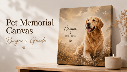Custom Pet Memorial Canvas: A Buyer's Guide