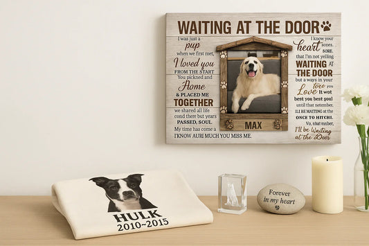 Waiting at the Door Poem – A Dog’s Loving Message From Heaven 2025 - PersonalizedFury