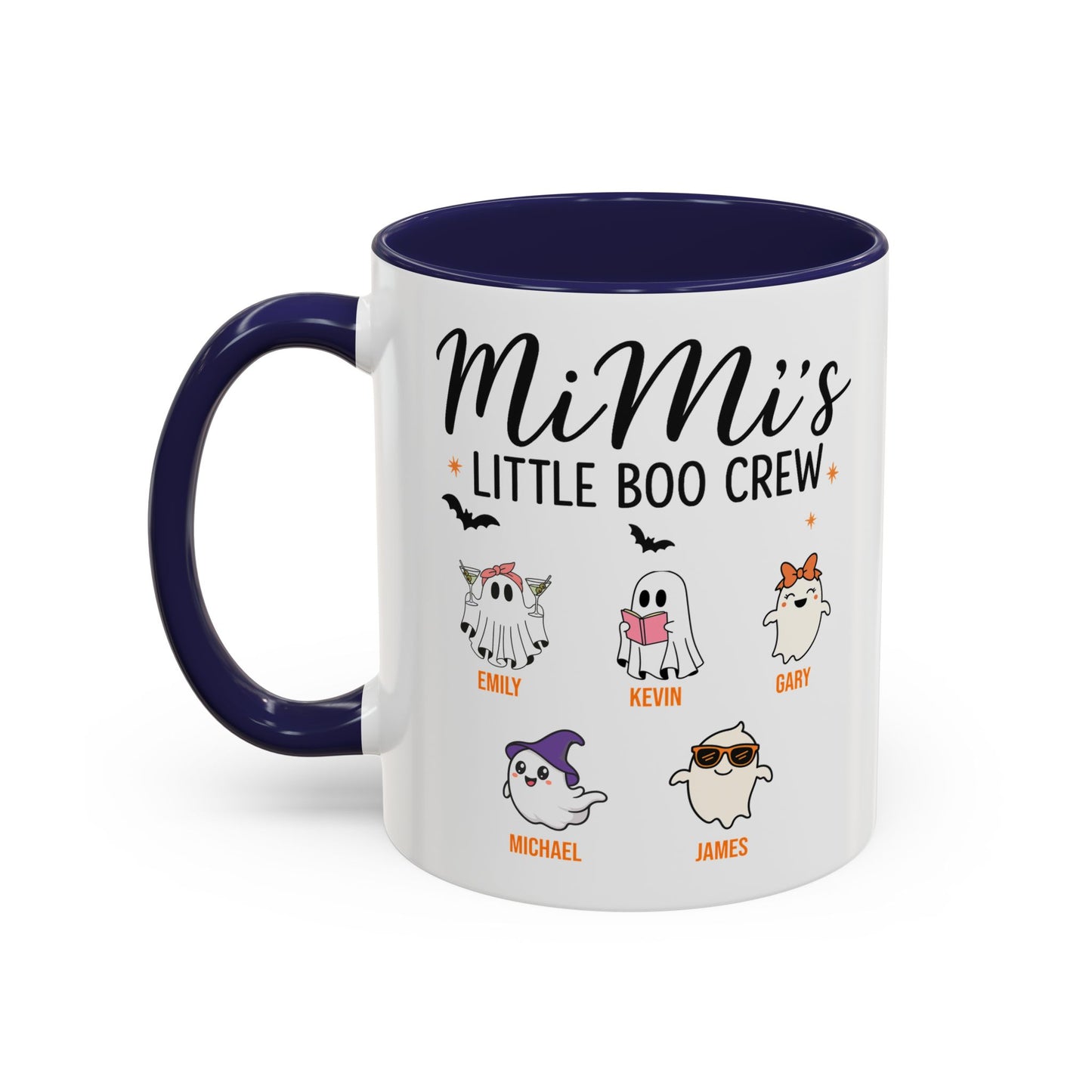Mimi’s Little Boo Crew Accent Mug – Personalized Halloween Gift - PersonalizedFury