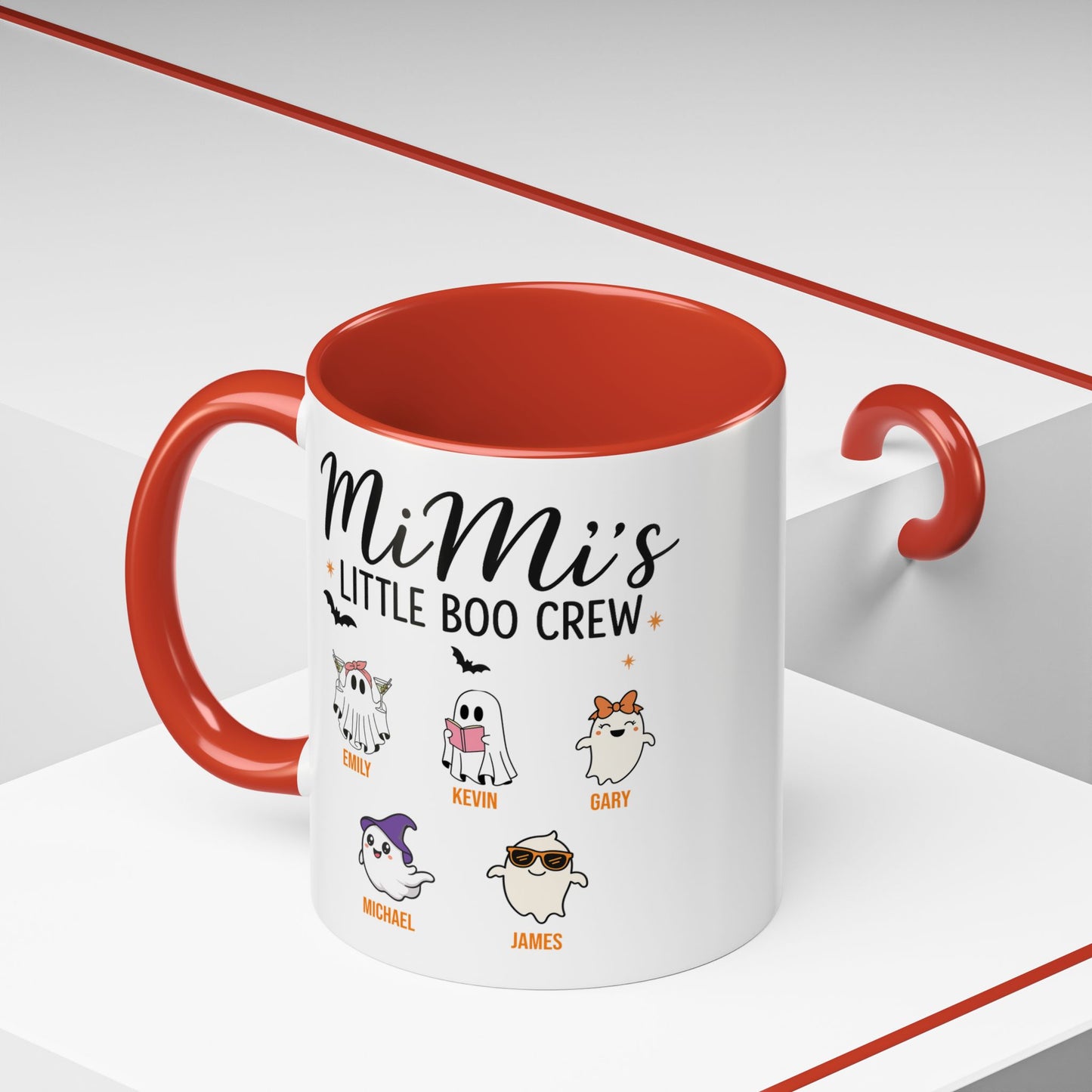 Mimi’s Little Boo Crew Accent Mug – Personalized Halloween Gift - PersonalizedFury