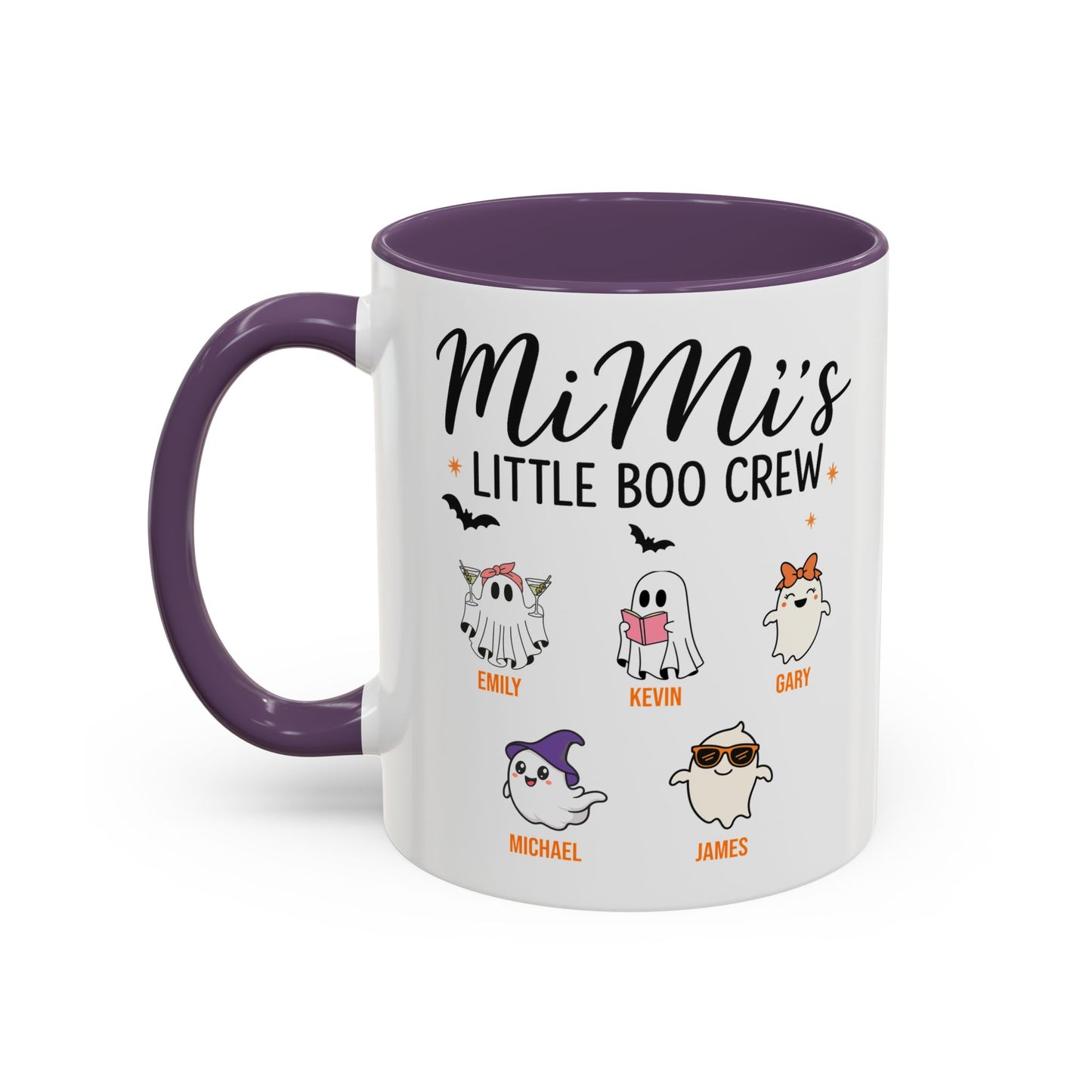 Mimi’s Little Boo Crew Accent Mug – Personalized Halloween Gift - PersonalizedFury