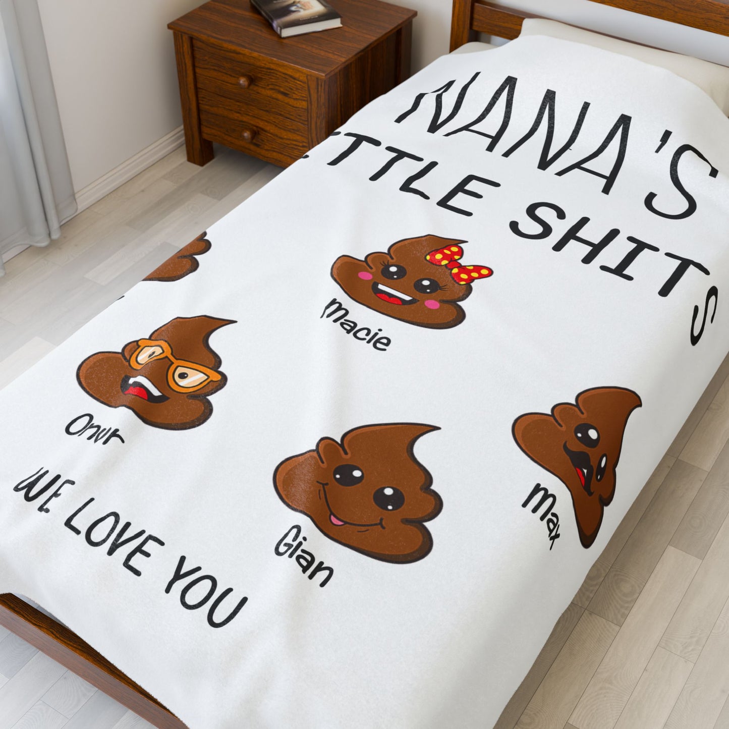 Funny Nana Gift Blanket - PersonalizedFury
