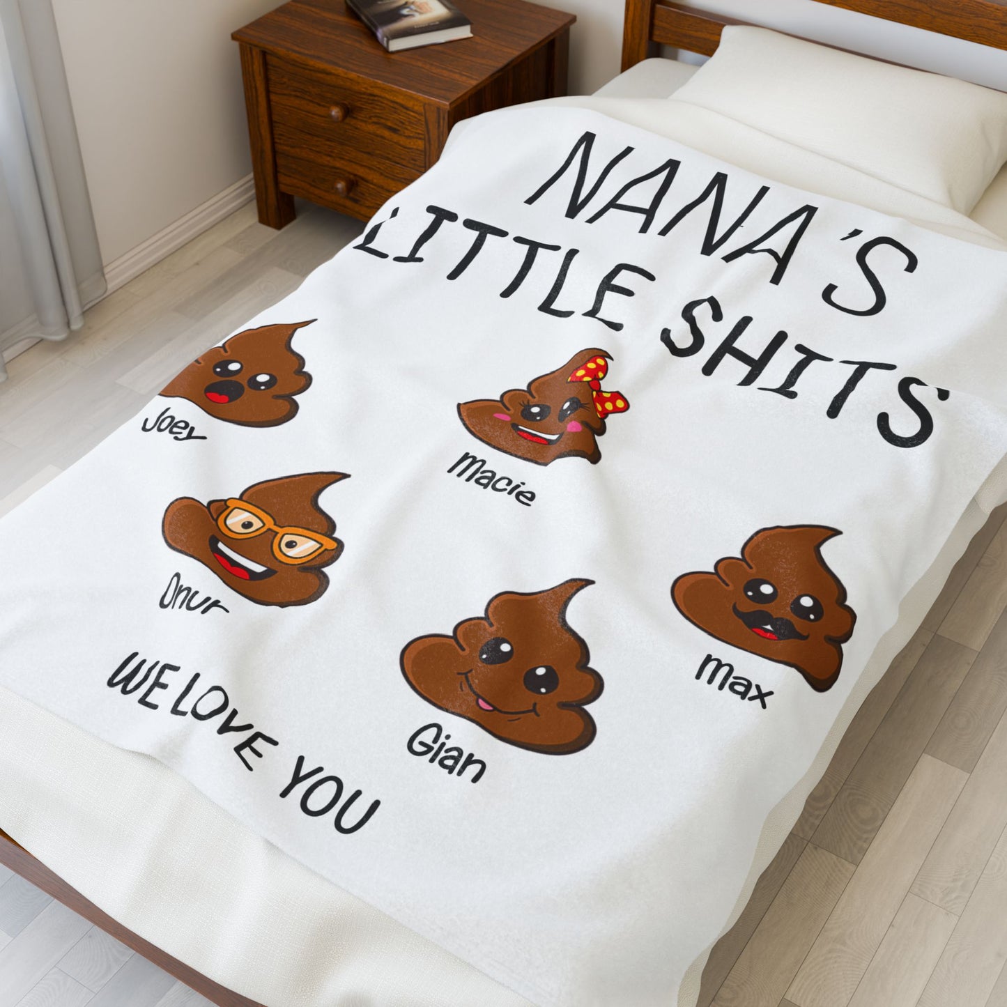Funny Nana Gift Blanket - PersonalizedFury