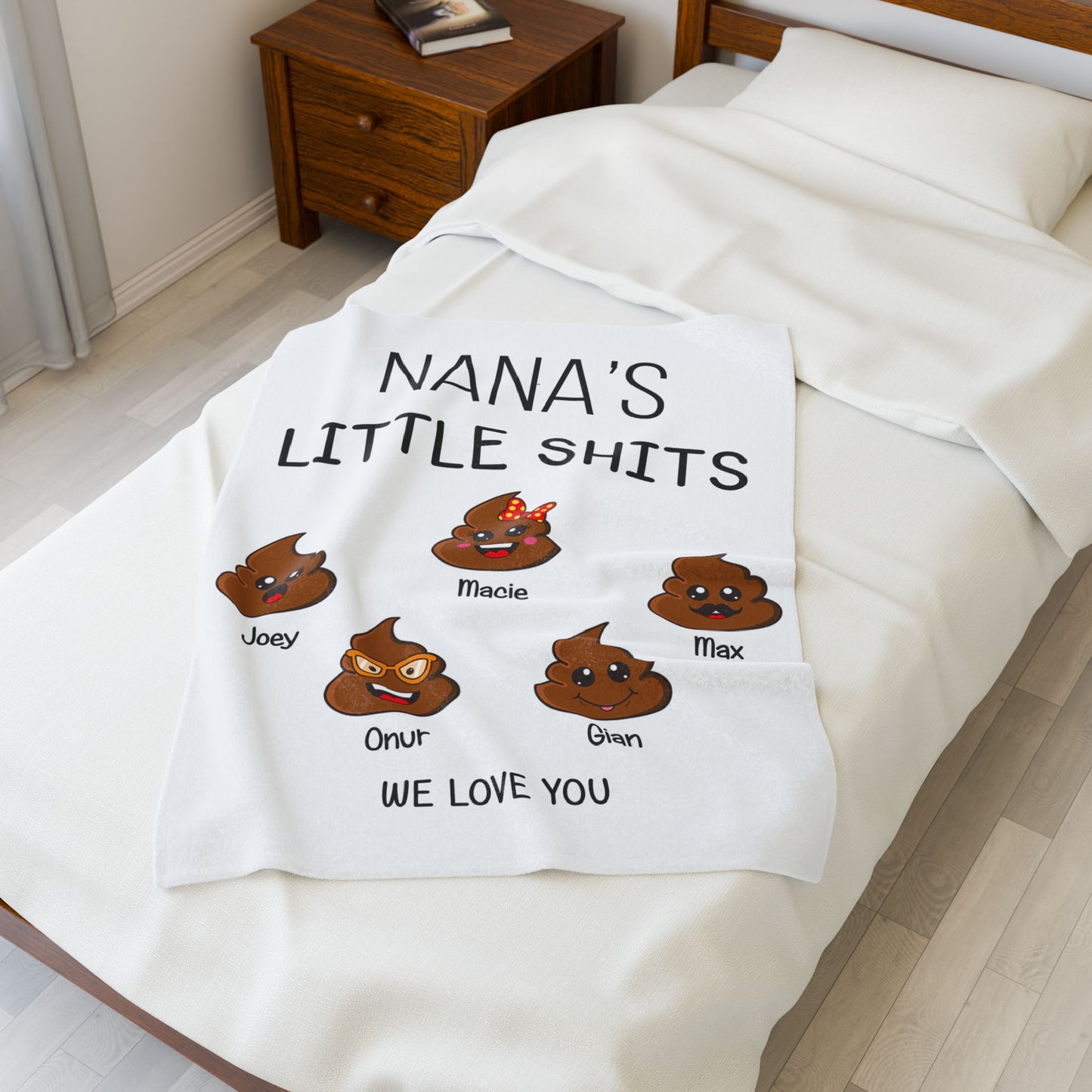 Funny Nana Gift Blanket - PersonalizedFury