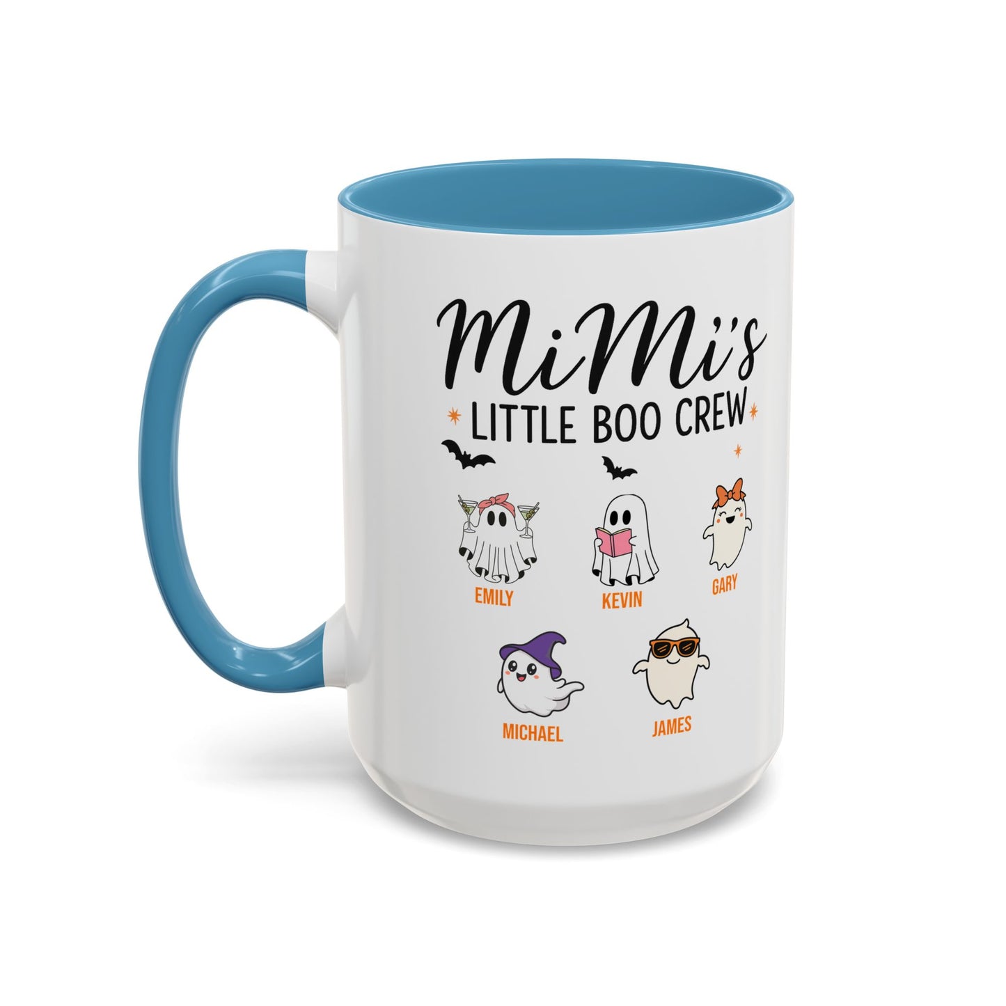 Mimi’s Little Boo Crew Accent Mug – Personalized Halloween Gift - PersonalizedFury