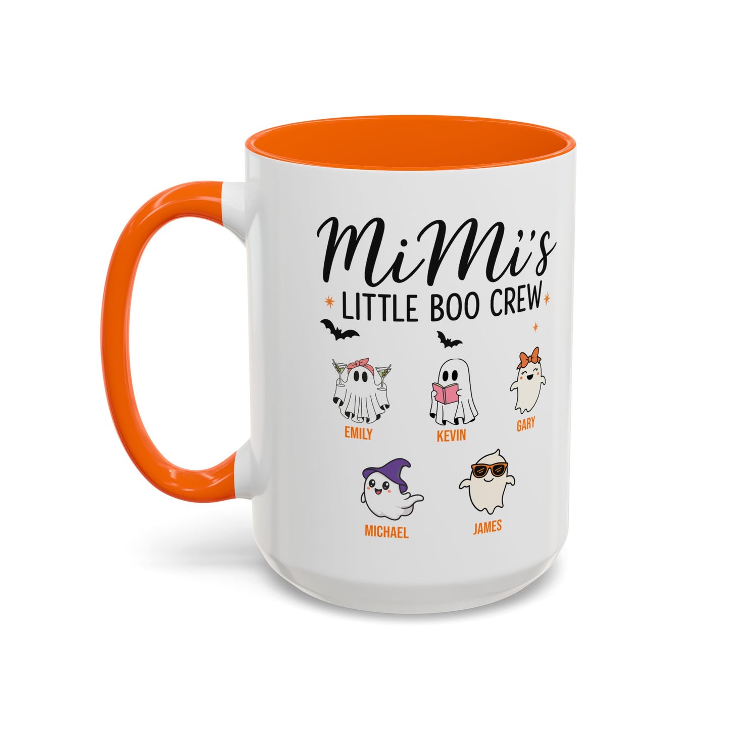 Mimi’s Little Boo Crew Accent Mug – Personalized Halloween Gift - PersonalizedFury