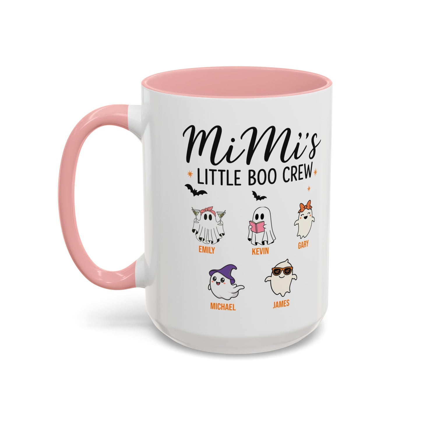 Mimi’s Little Boo Crew Accent Mug – Personalized Halloween Gift - PersonalizedFury