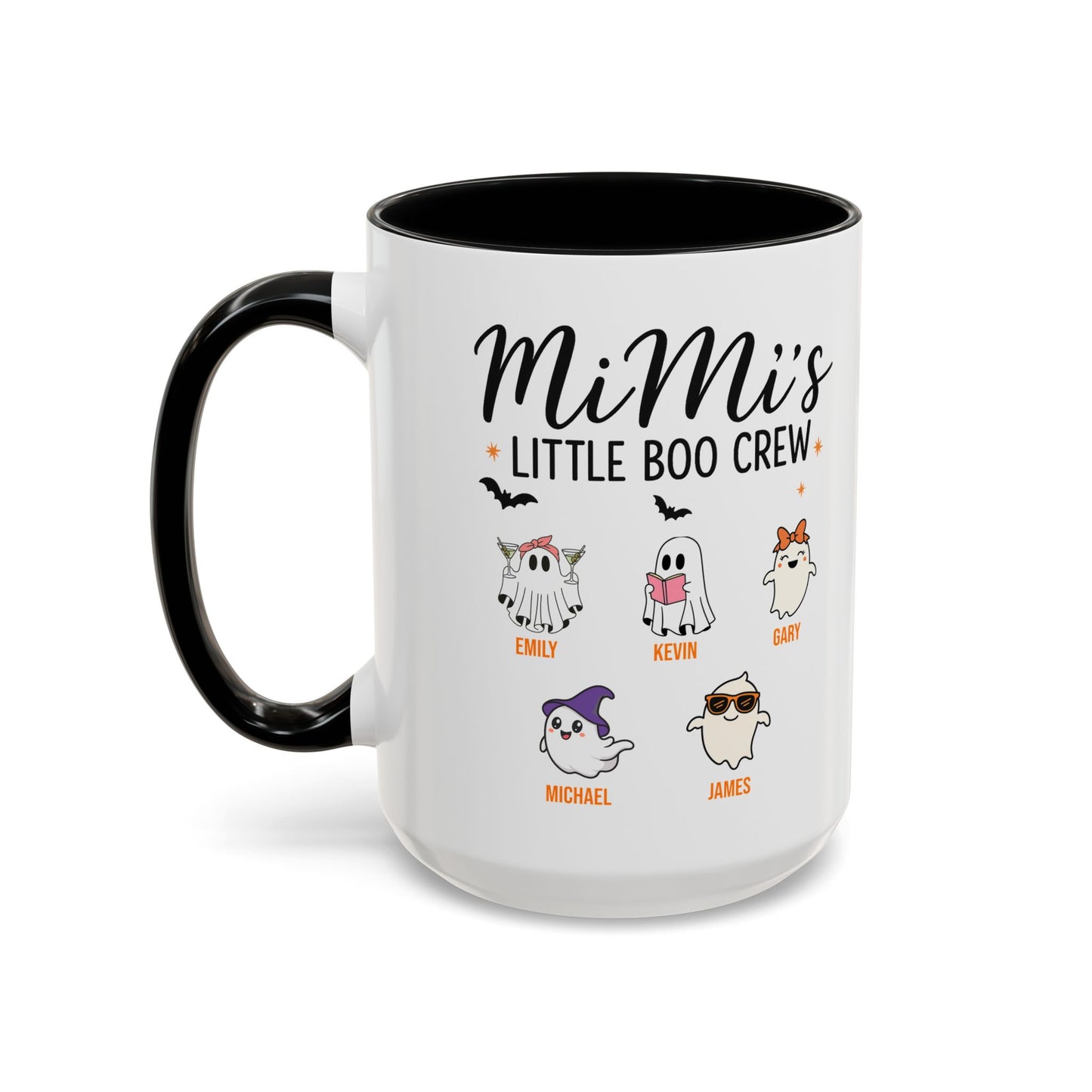Mimi’s Little Boo Crew Accent Mug – Personalized Halloween Gift - PersonalizedFury