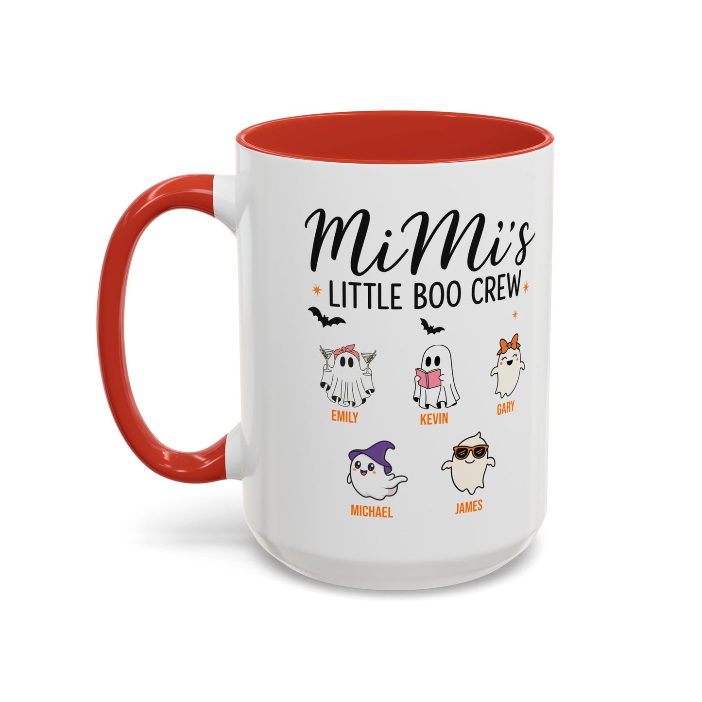Mimi’s Little Boo Crew Accent Mug – Personalized Halloween Gift - PersonalizedFury
