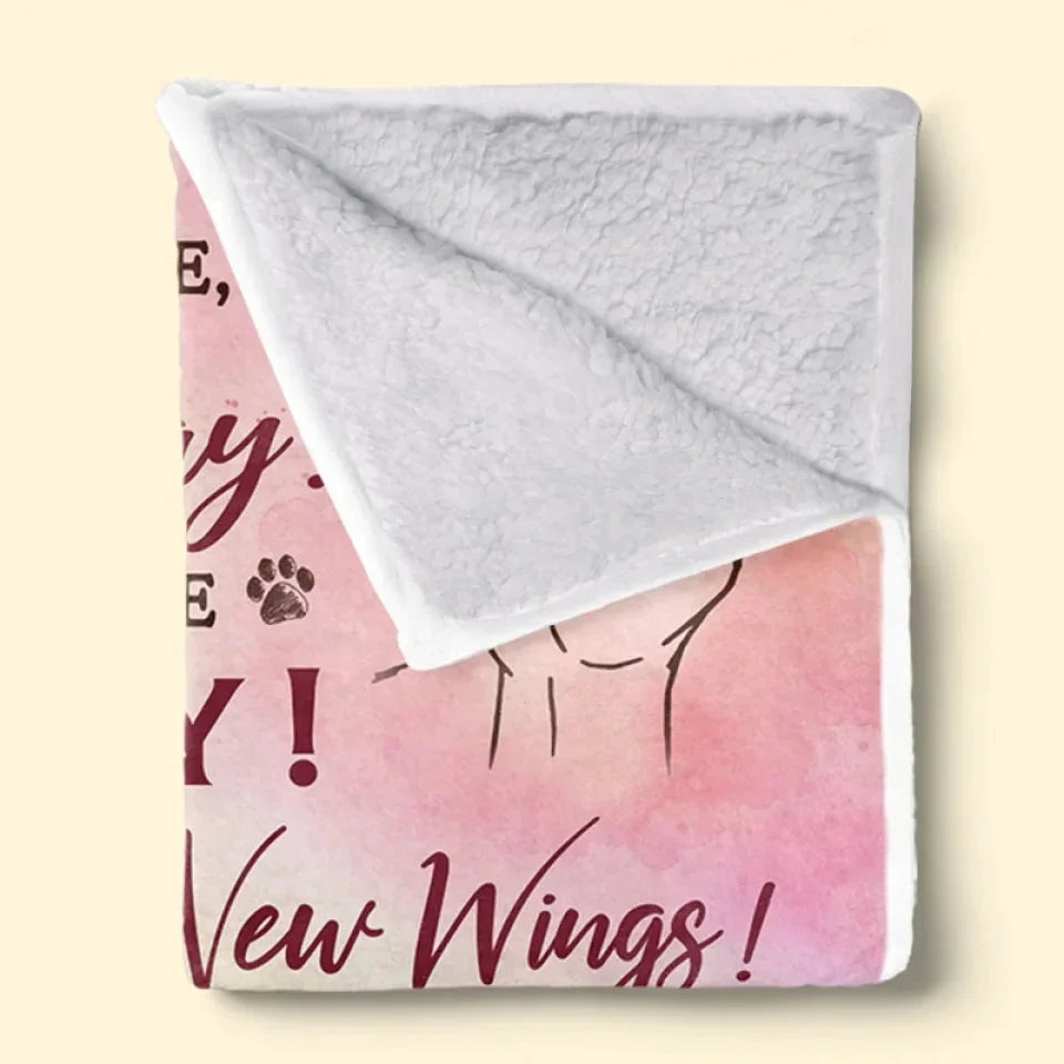 Don’t Cry for Me Blanket – Dog Memorial Gift for Mom - PersonalizedFury