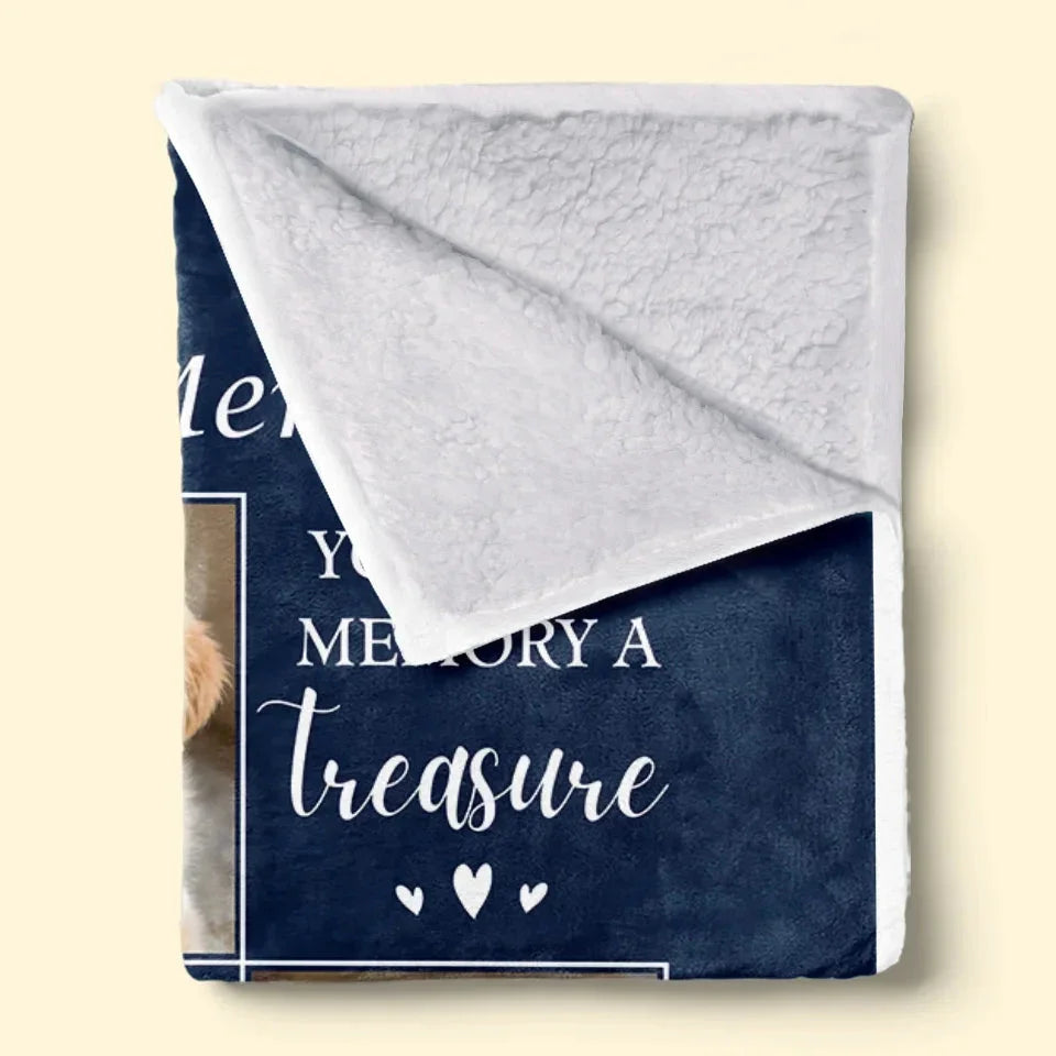 Personalized Pet Memorial Blanket – In Loving Memory Dog Memorial Gift - PersonalizedFury