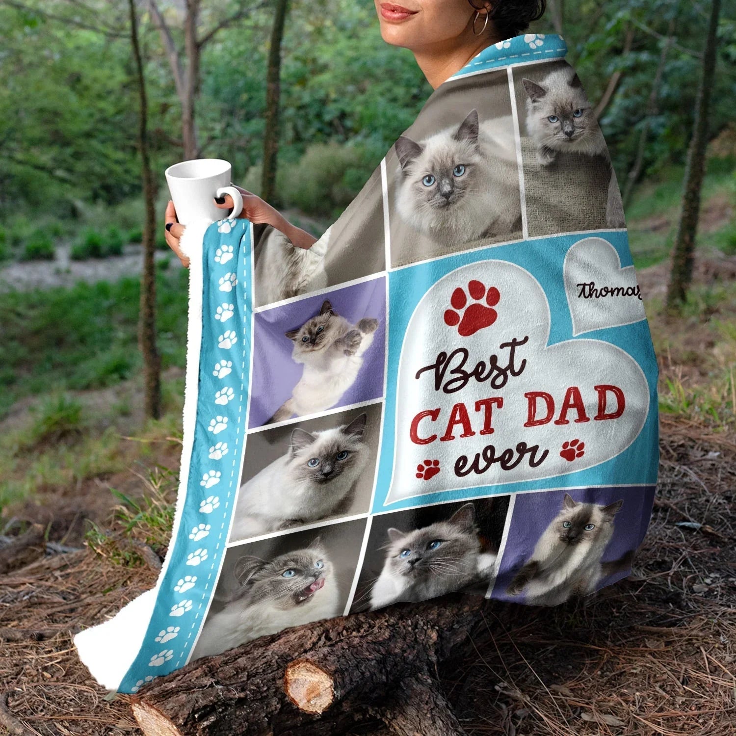 Best Fur Mom Ever Blanket – Custom Dog & Cat Photo Gift - PersonalizedFury