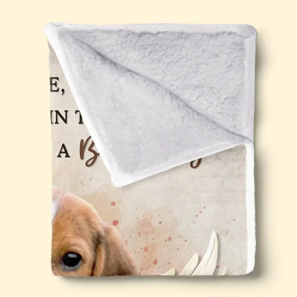 Custom Pet Memorial Gift – Wrap yourself in this Photo blanket - PersonalizedFury