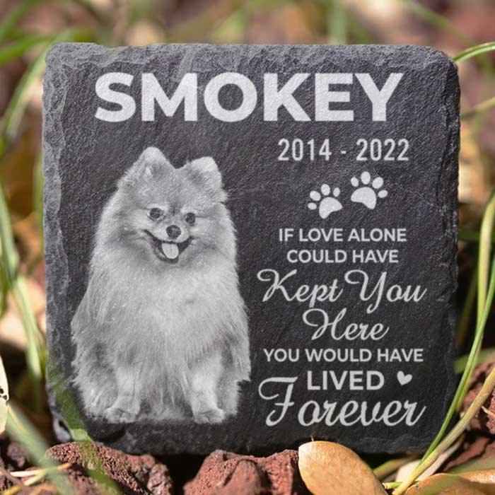 We Loved You Your Whole Life - Personalized Memorial Stone - Upload Image, Memorial Gift, Sympathy Gift