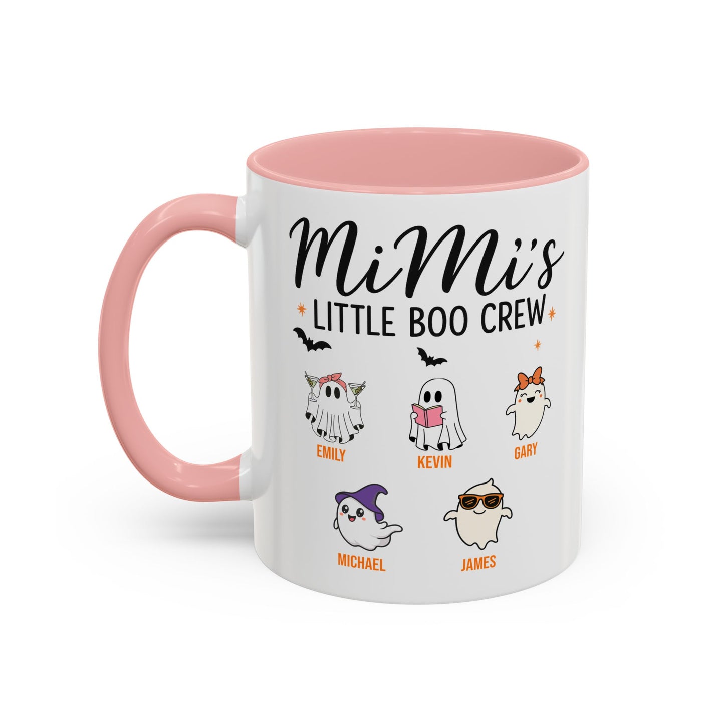 Mimi’s Little Boo Crew Accent Mug – Personalized Halloween Gift - PersonalizedFury