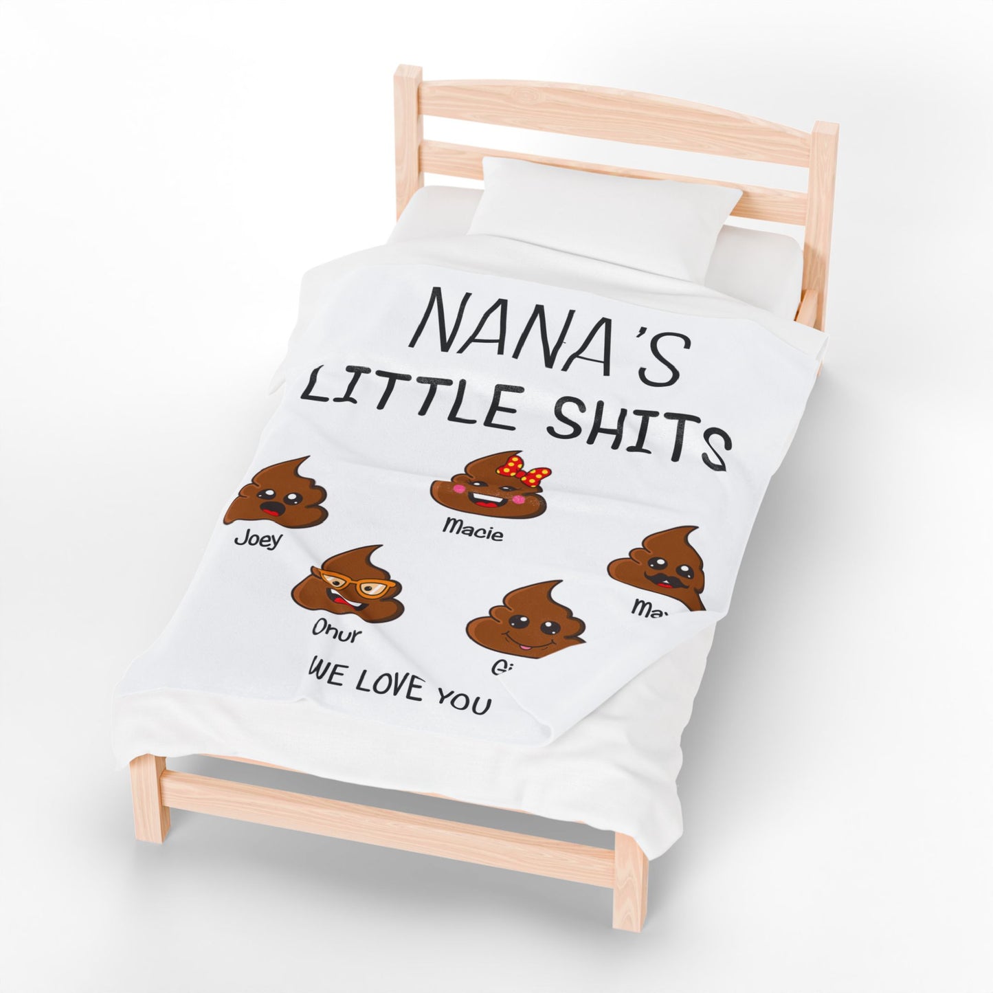 Funny Nana Gift Blanket - PersonalizedFury