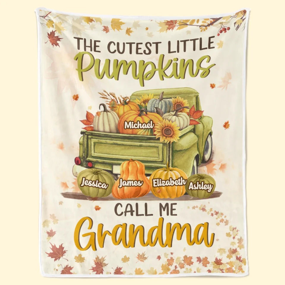Sweater Weather Is Better Together - Family Personalized Custom Blanket - Gift For Mom, Grandma