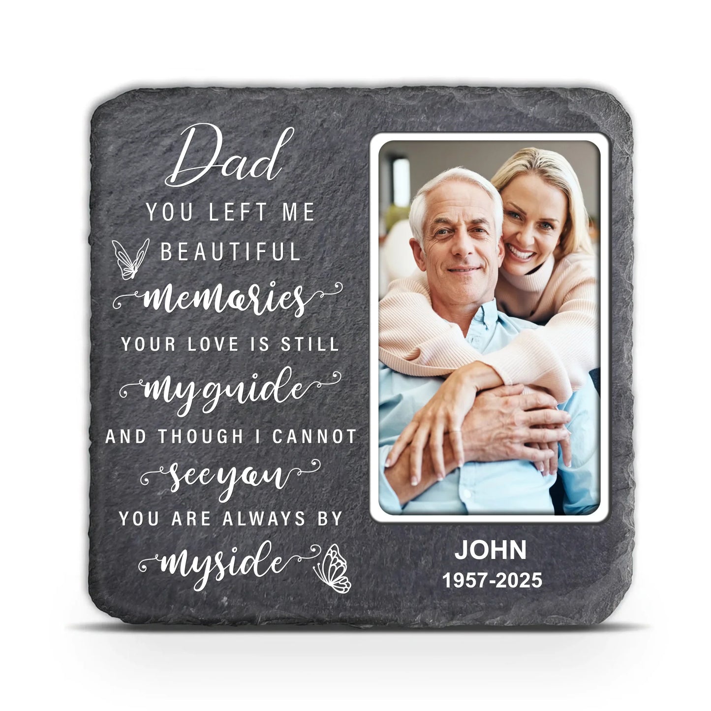 You Are Always By My Side - Personalized Memorial Stone, In Loving Memory Gift, Sympathy Gift