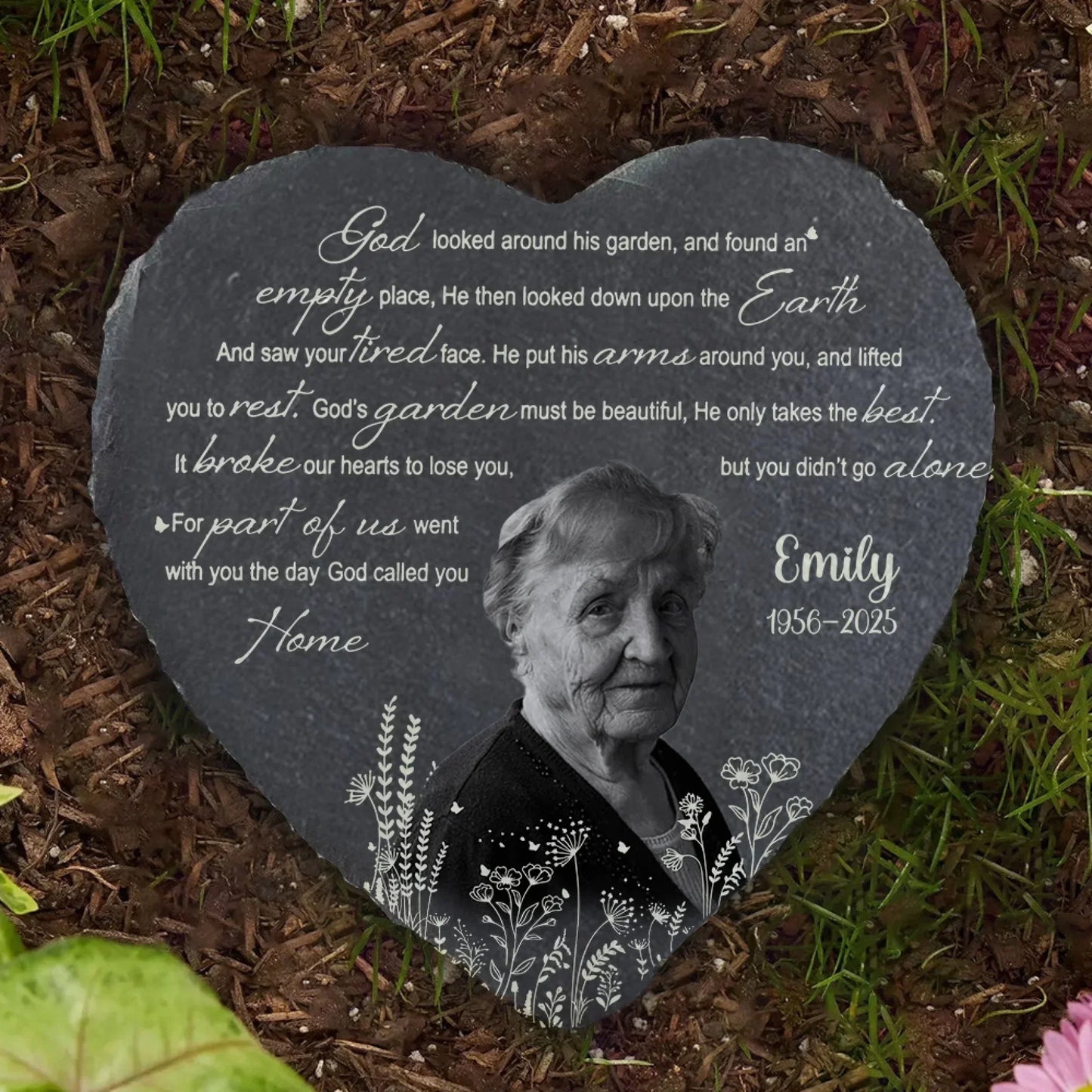 It Broke Our Hearts To Lose You, But You Didn't Go Alone - Personalized Memorial Stone