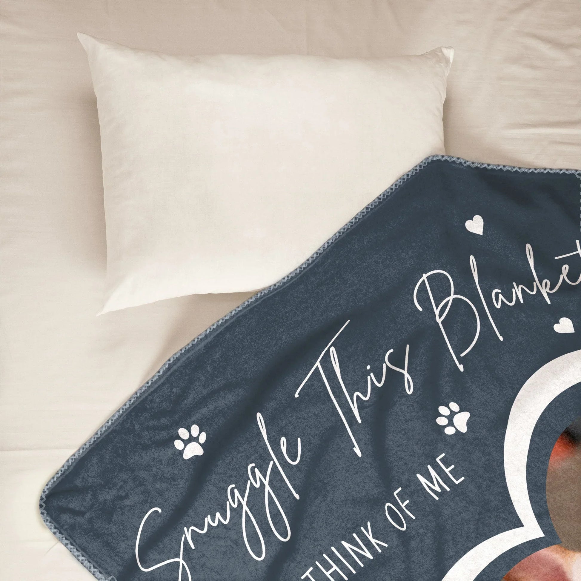 Pet Loss Photo Blanket – Snuggle and Remember Me Gift - PersonalizedFury
