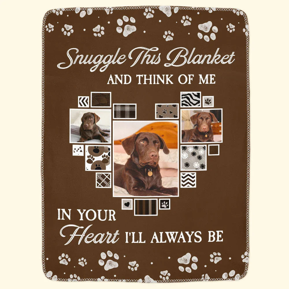 Dog Memorial Gift – Favorite Hello, Hardest Goodbye Photo Blanket - PersonalizedFury