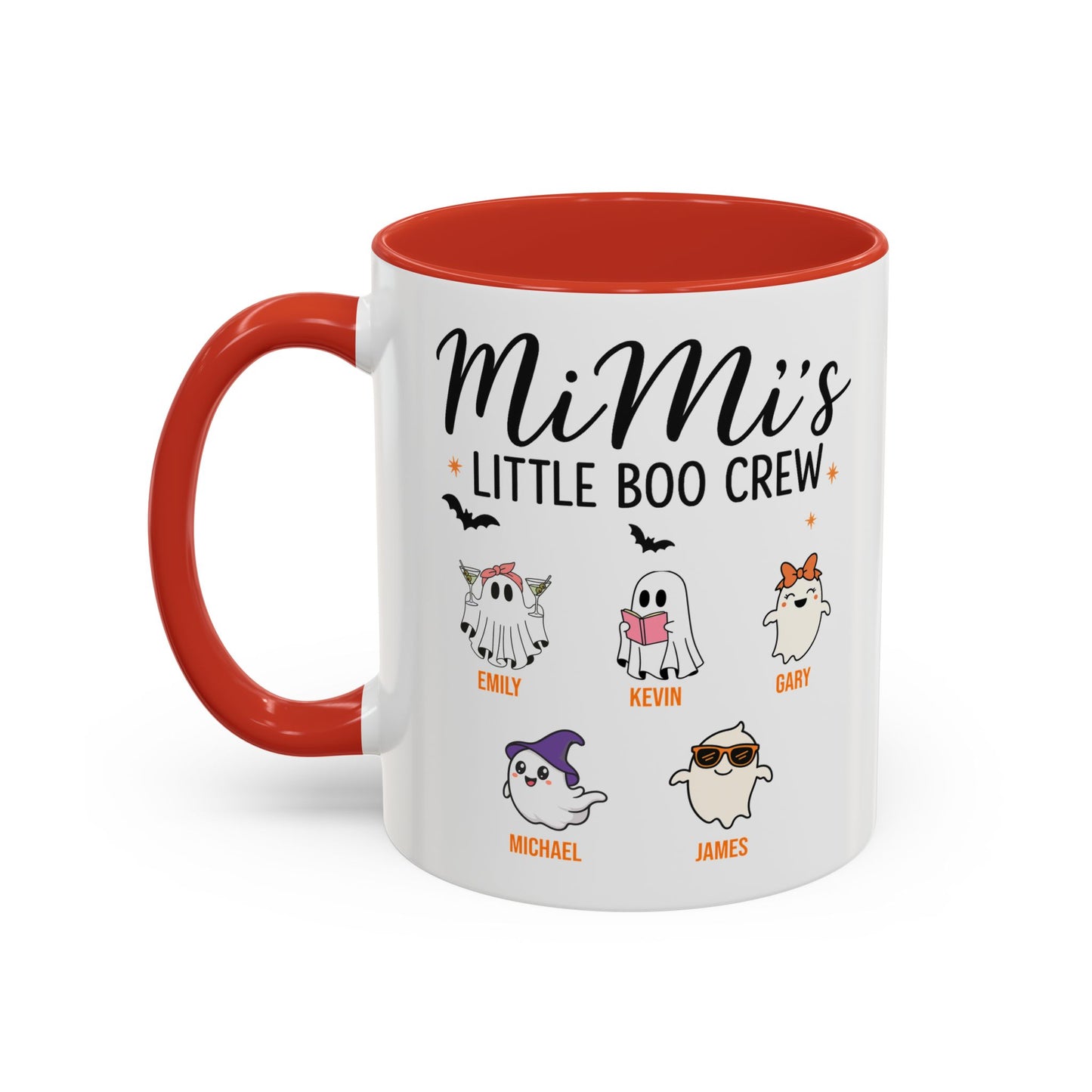 Mimi’s Little Boo Crew Accent Mug – Personalized Halloween Gift - PersonalizedFury