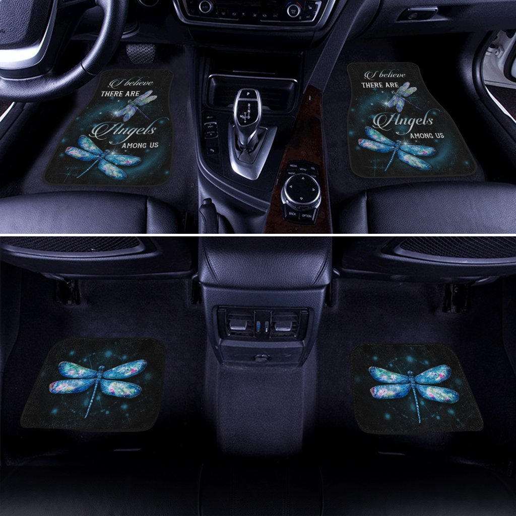 Angel Dragonfly Car Floor Mats Custom Angel Among Us Car Accessories