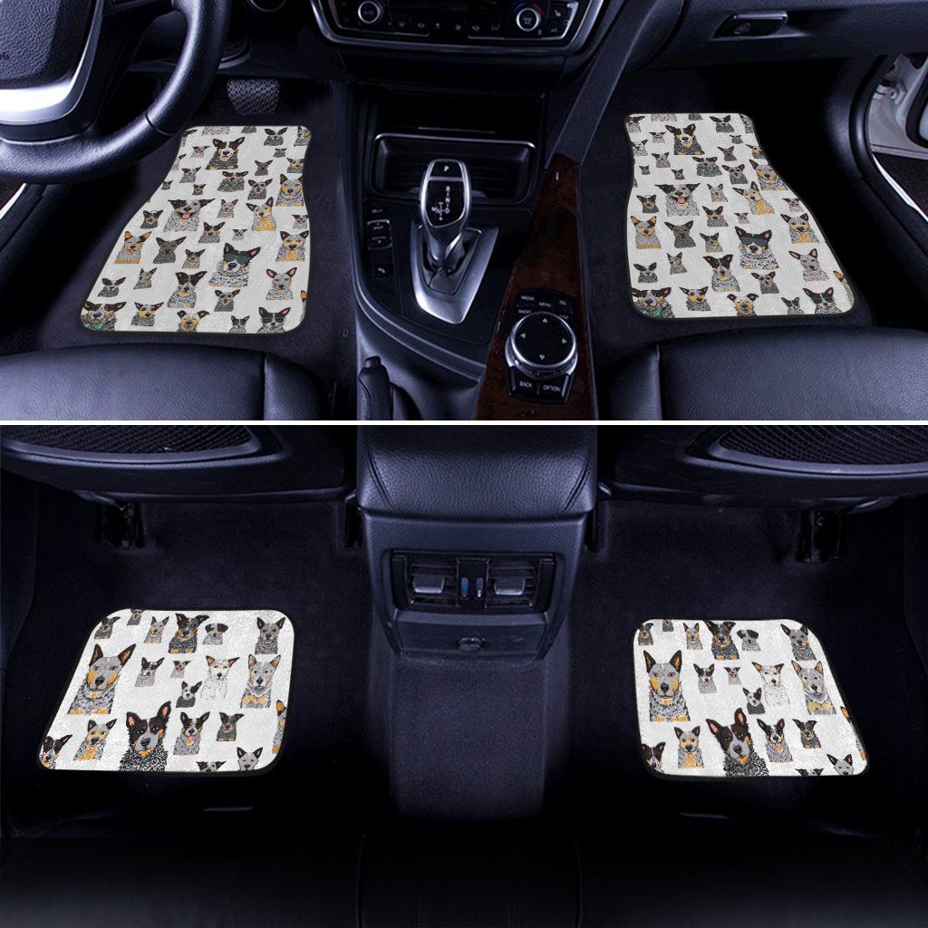 Australian Cattle Dog Car Floor Mats Custom Dog Car Accessories