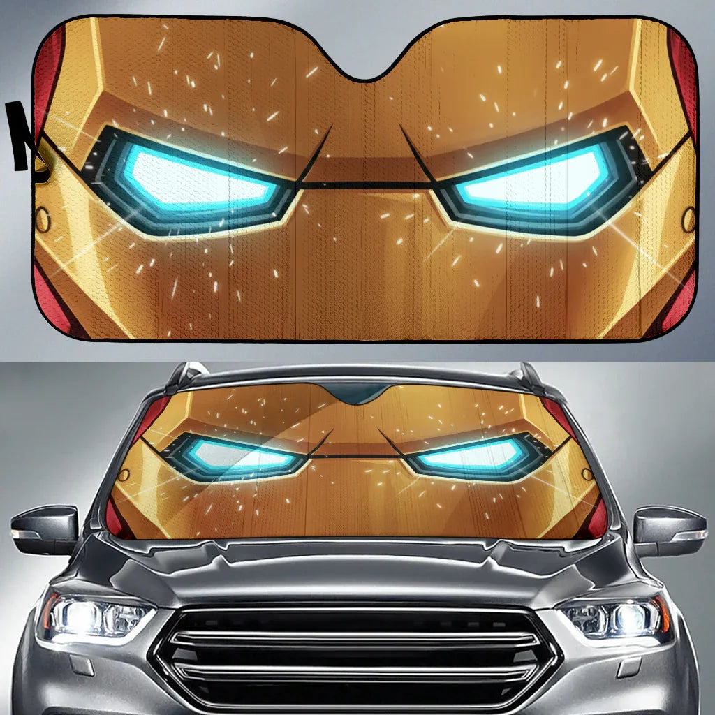 Auto Car Sun Shade - Batman Car Eyes Dark Knight - Windshield Heat Protection - PersonalizedFury