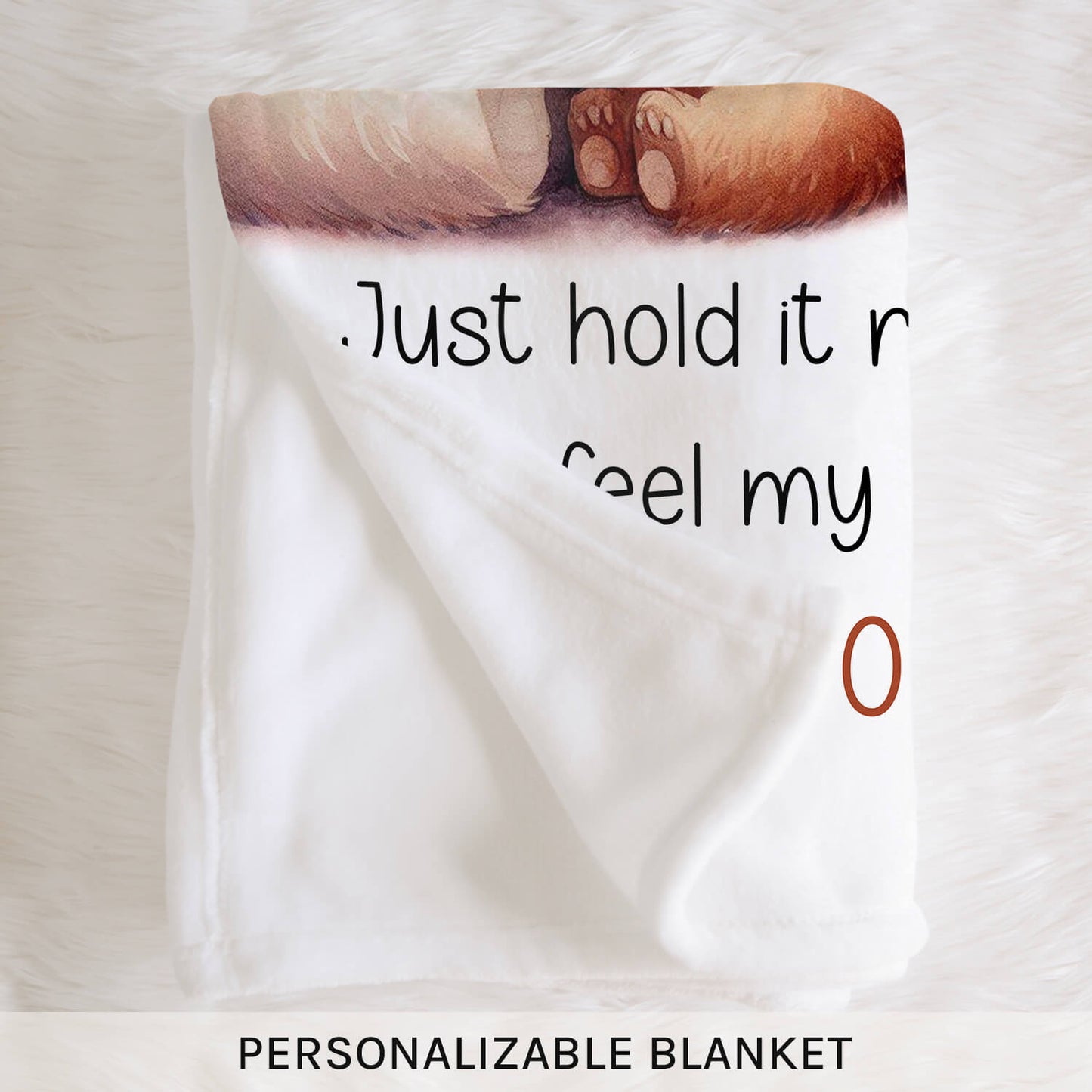 You Will Feel My Love - Personalized Birthday or Christmas gift For Granddaughter or Grandson - Custom Blanket - MyMindfulGifts