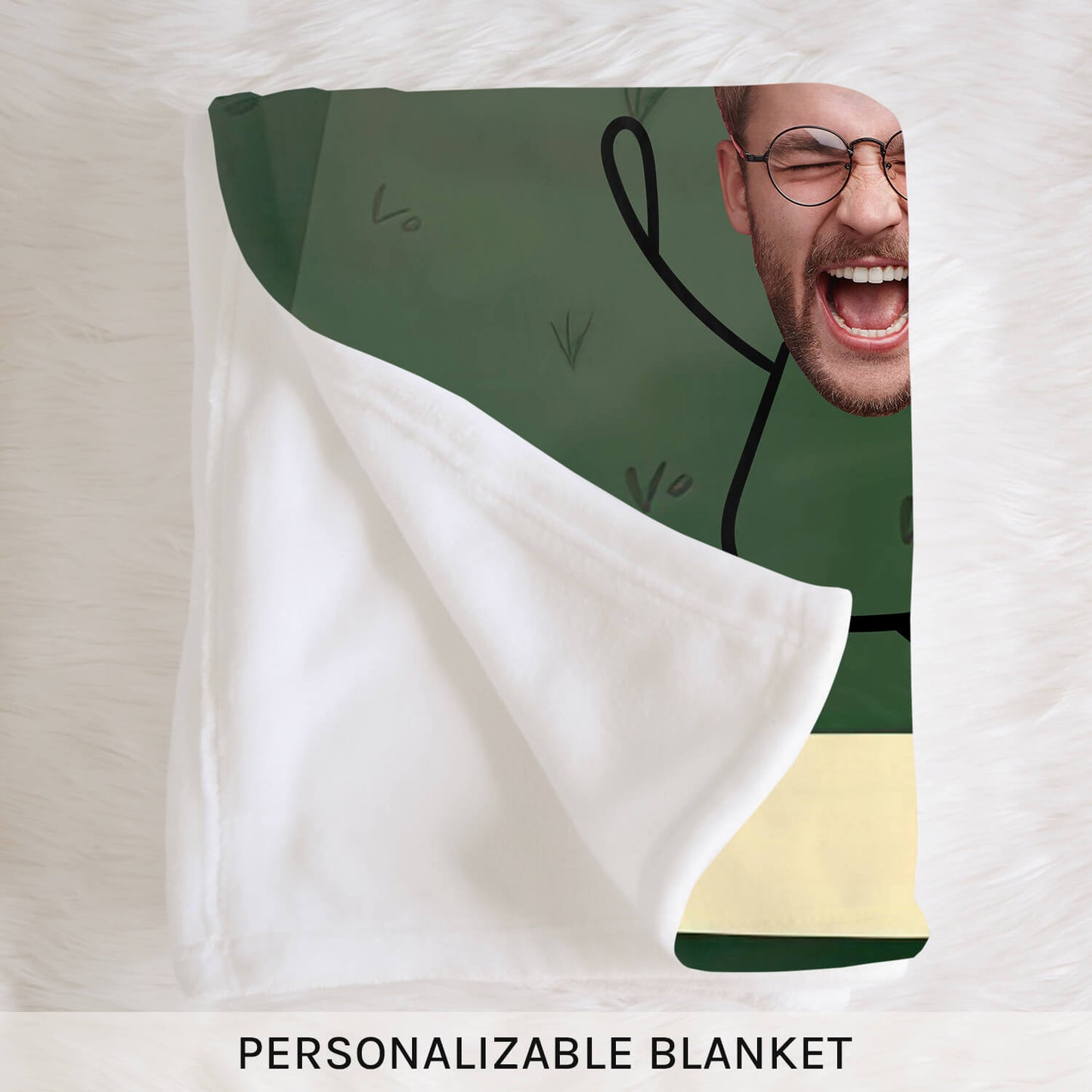 You're My Favorite Person On The Planet - Personalized Anniversary, Birthday or Valentine's Day gift For Boyfriend or Girlfriend - Custom Blanket - MyMindfulGifts