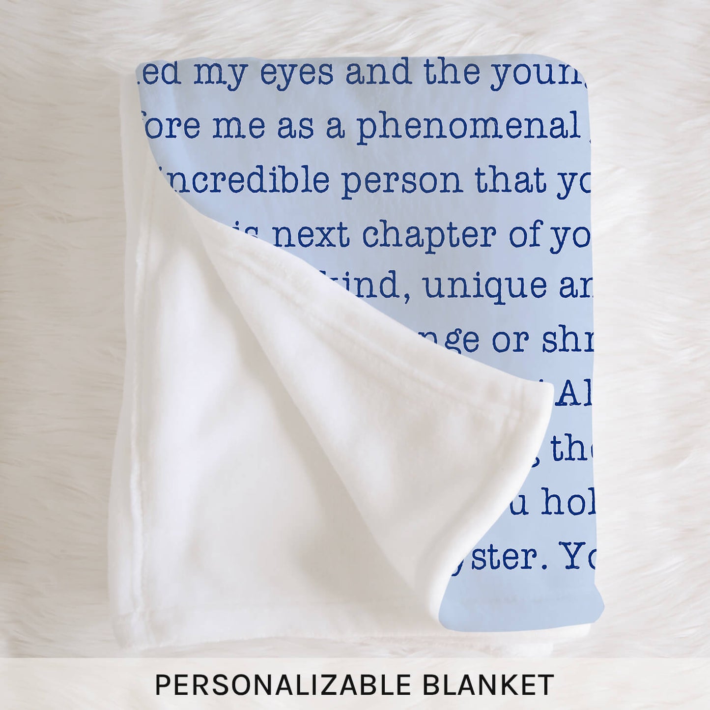 You're Officially A Teenager - Personalized gift For 13 Year Old - Custom Blanket - MyMindfulGifts