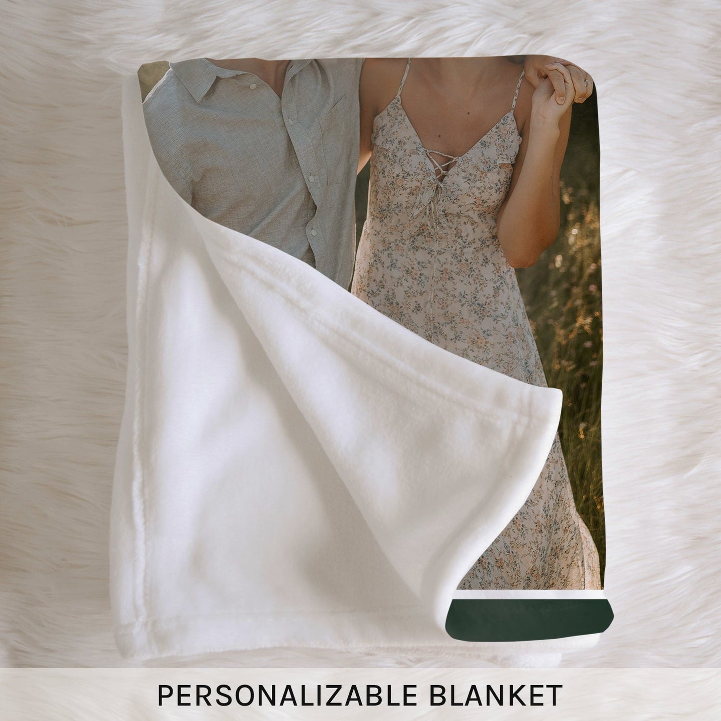 Our Love Story - Personalized Anniversary or Valentine's Day gift for Husband or Wife - Custom Blanket - MyMindfulGifts