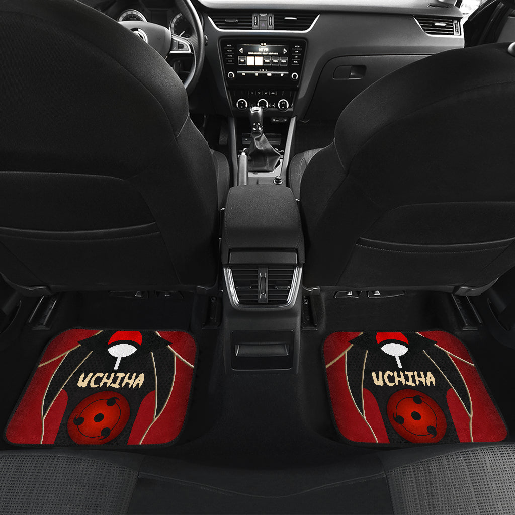 Best Uchiha Clan Sharingan Marine Style Car Floor Mats Car Accessories