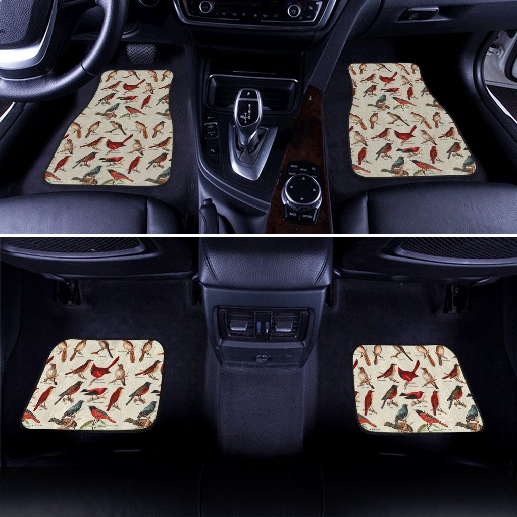 Birds Car Floor Mats Custom Bird Lover Car Accessories
