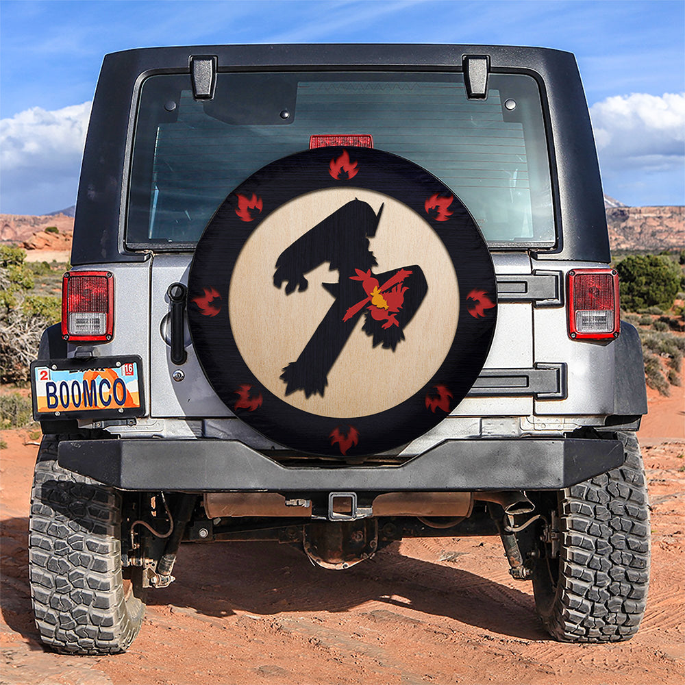 Blaziken Evolution Fire Jeep Car Spare Tire Cover