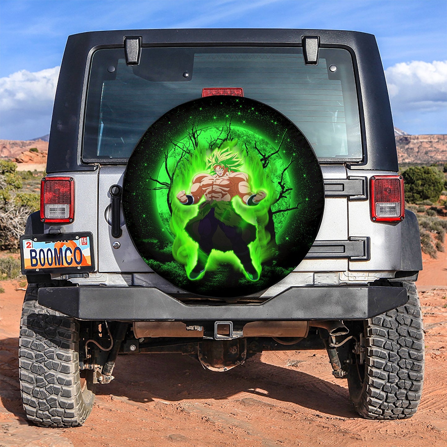 Broly Moonlight Spare Tire Cover