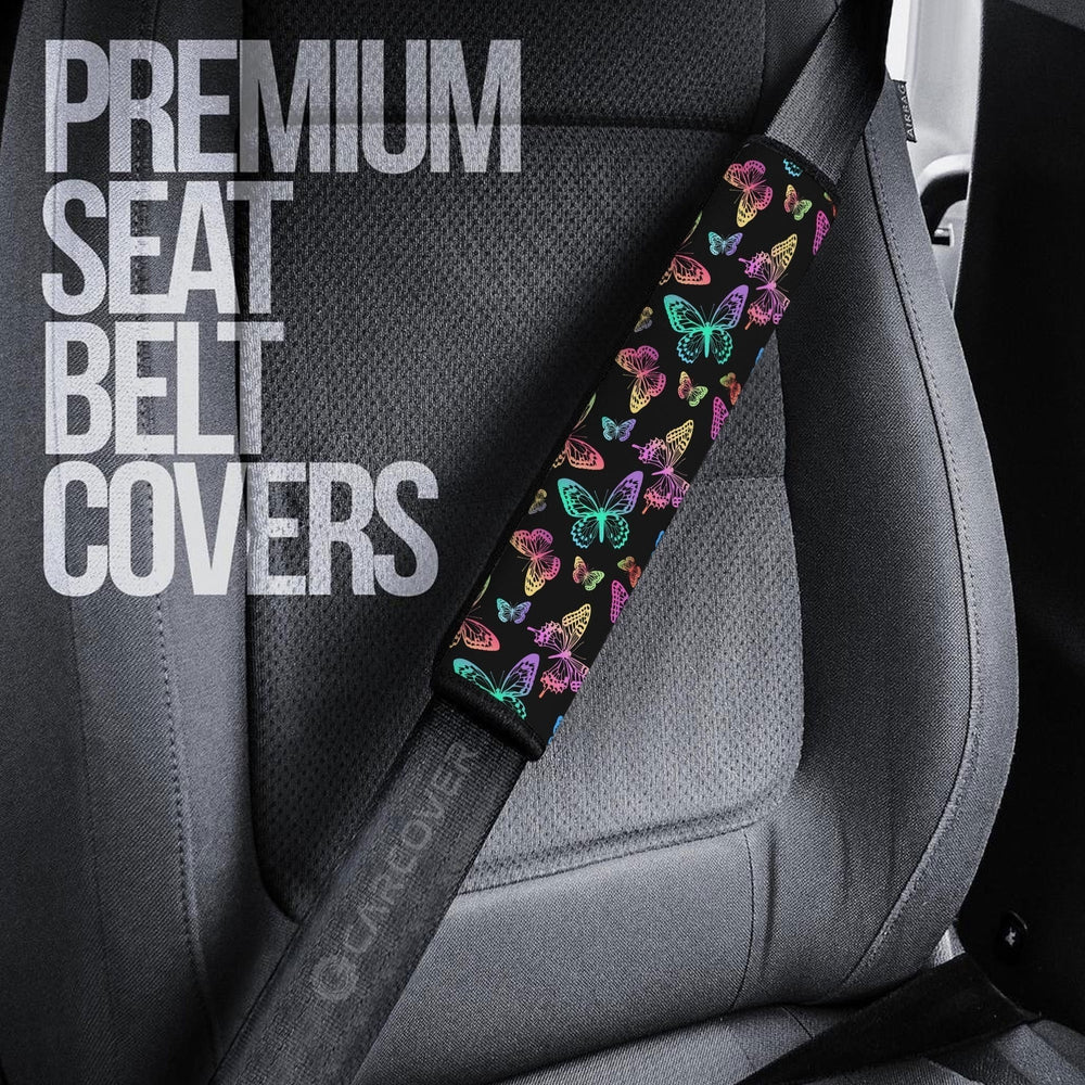 Butterfly Seat Belt Covers Custom Animal Car Interior Accessories