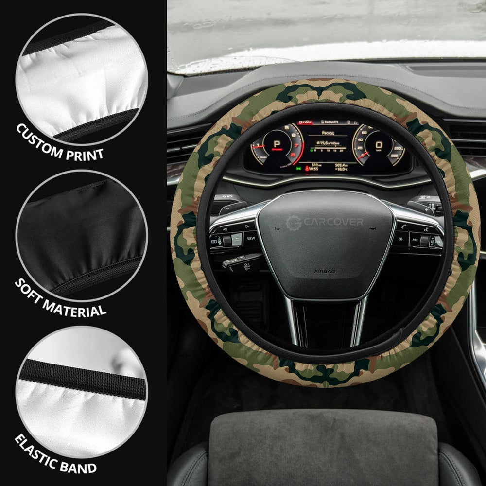 Camouflage Steering Wheel Covers Custom Camouflage Space Force Car Accessories