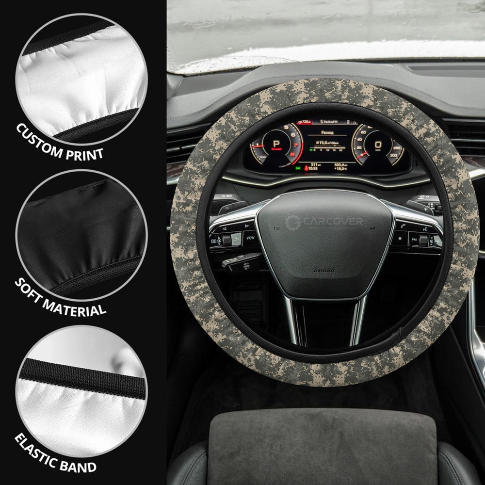 Camouflage Steering Wheel Covers Custom US Army Car Accessories Army Gifts