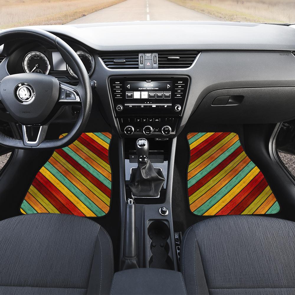 Color Strips Car Floor Mats Custom Colorful Car Accessories