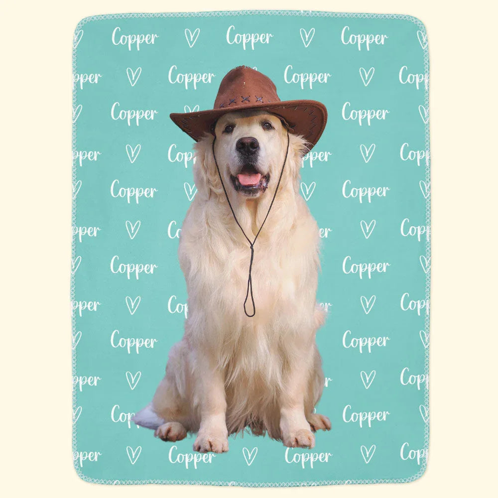 Personalized Name And Photo - Personalized Photo Blanket