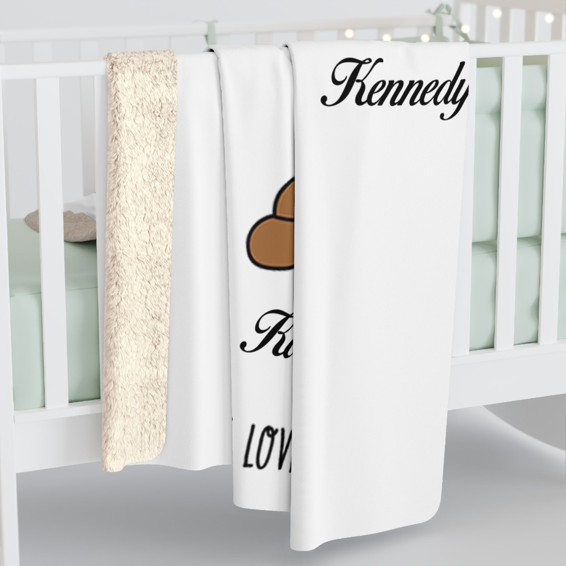 Grandma’s Little Sh*ts Blanket – Funny Personalized Gift - PersonalizedFury