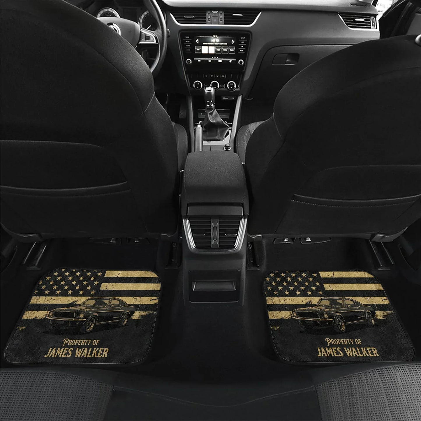 Custom Car Floor Mats with Photo – USA Flag | PersonalizedFury - PersonalizedFury
