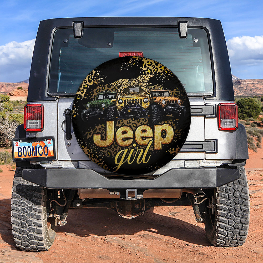 Cute 3 Jeep Girls Ribbon Car Spare Tire Cover