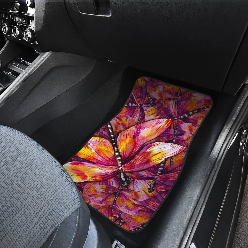 Exotic Dragonfly Car Floor Mats Car Accessories