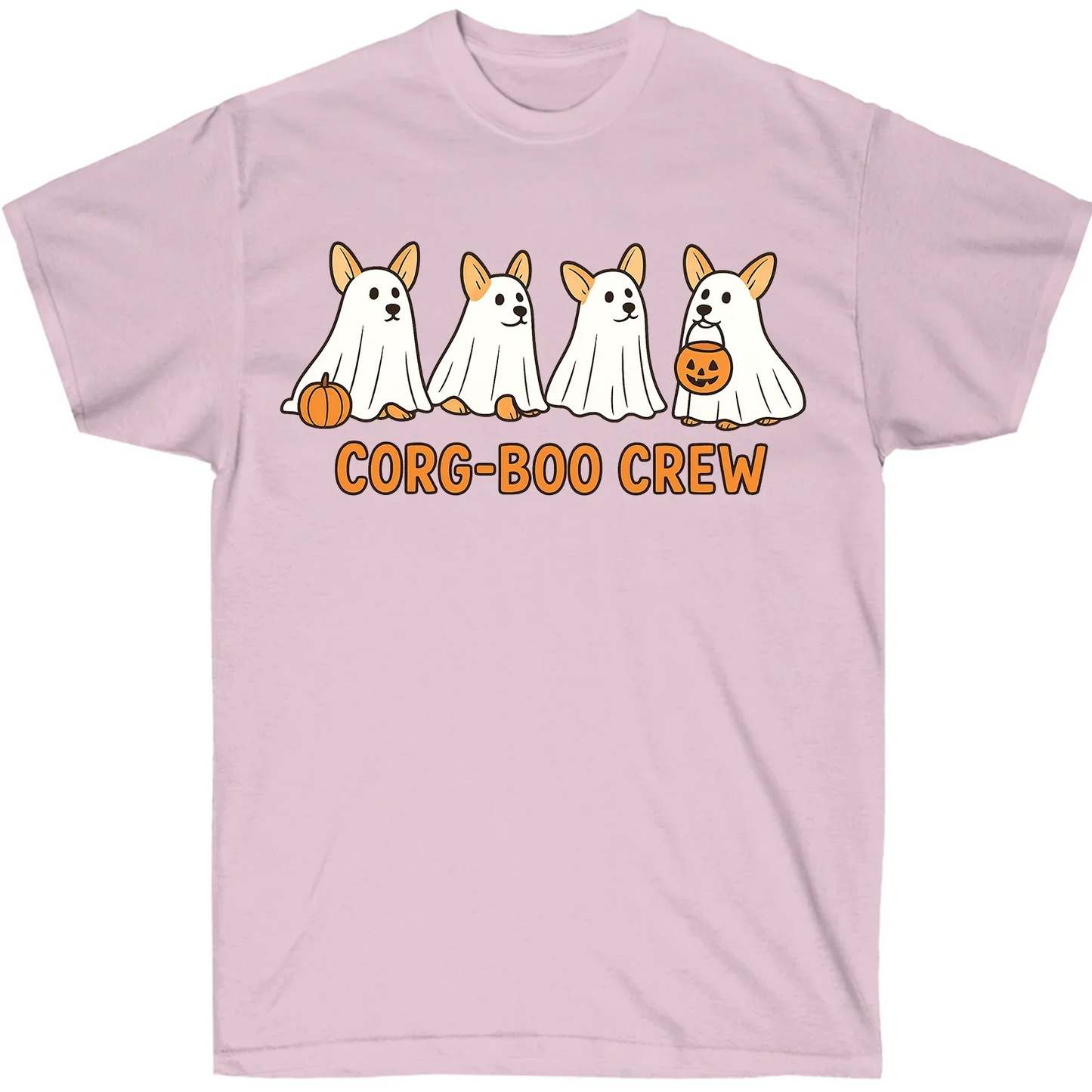 Cute Halloween Corgi Shirt – Corg-Boo Crew Ghost Dog Lover Tee