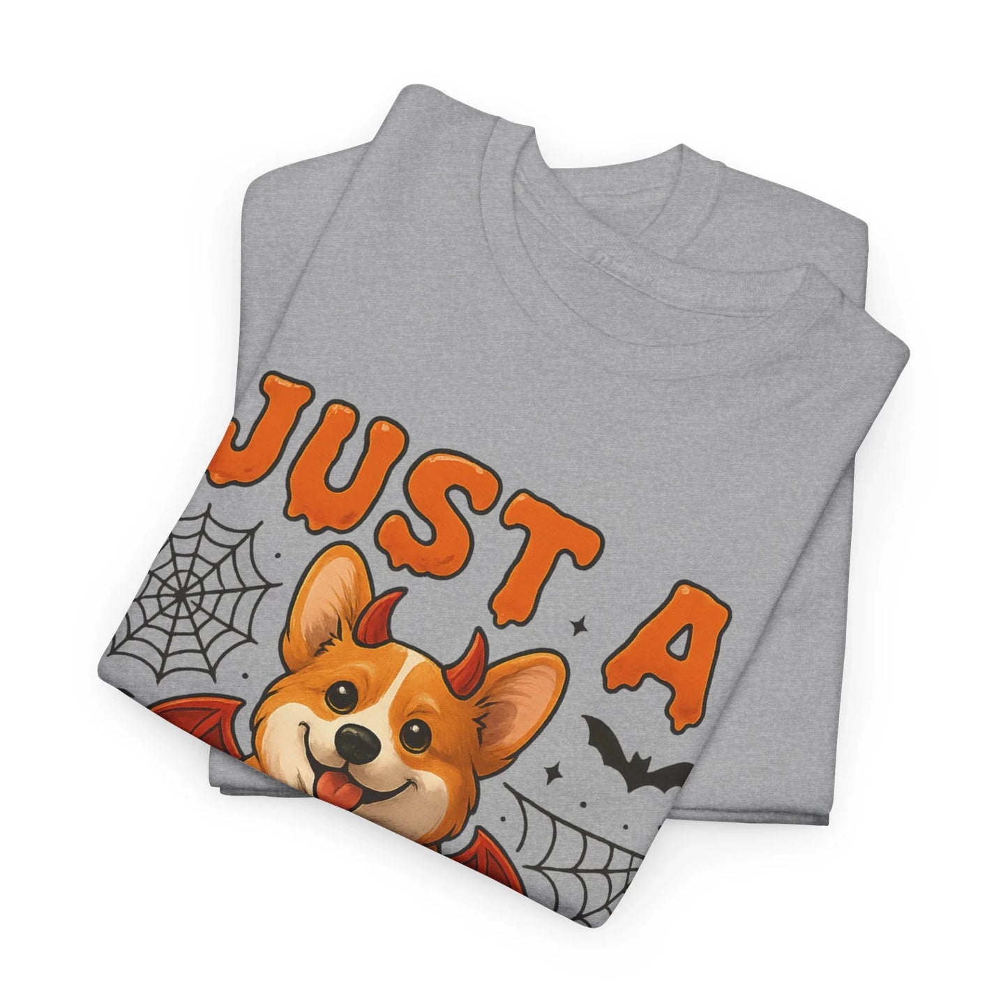 Funny Halloween Corgi T-Shirt – Just a Spooky Corgi Graphic Tee