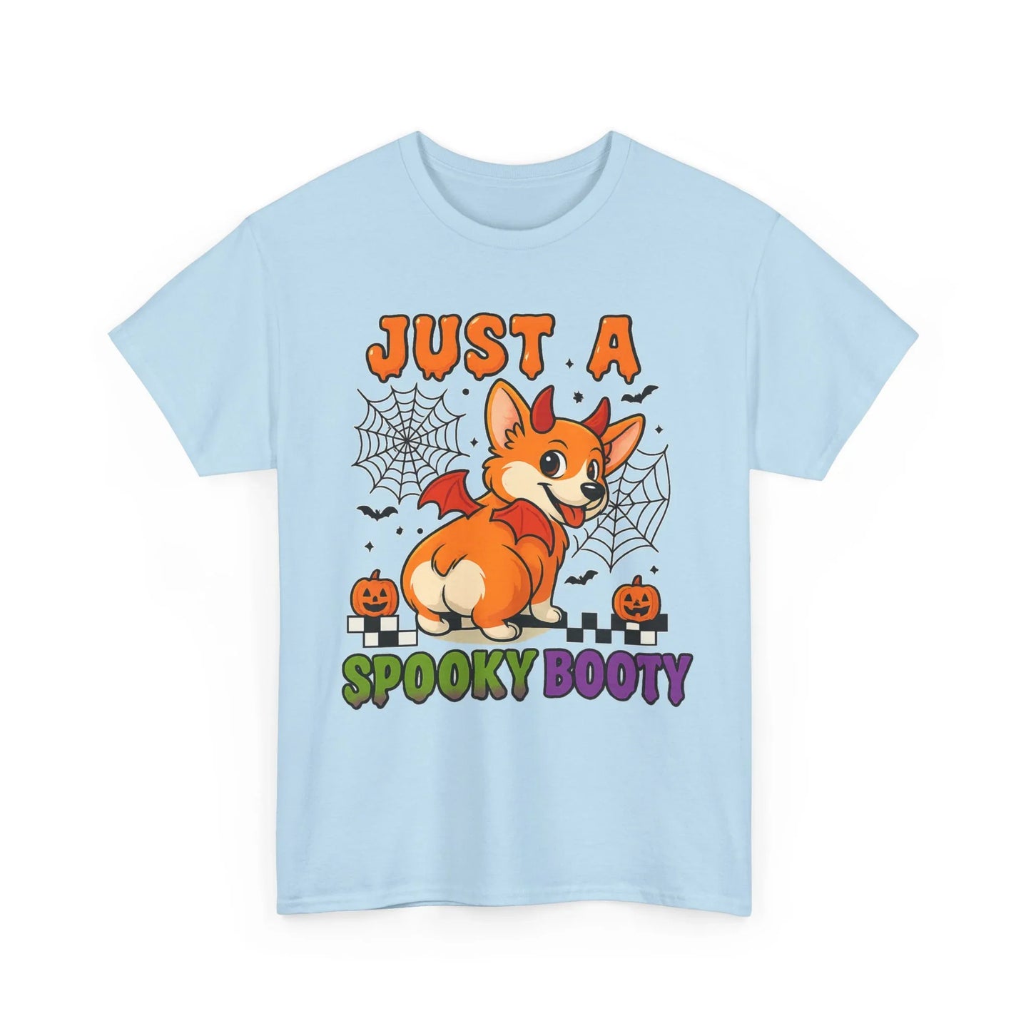 Funny Halloween Corgi T-Shirt – Just a Spooky Booty Graphic Tee