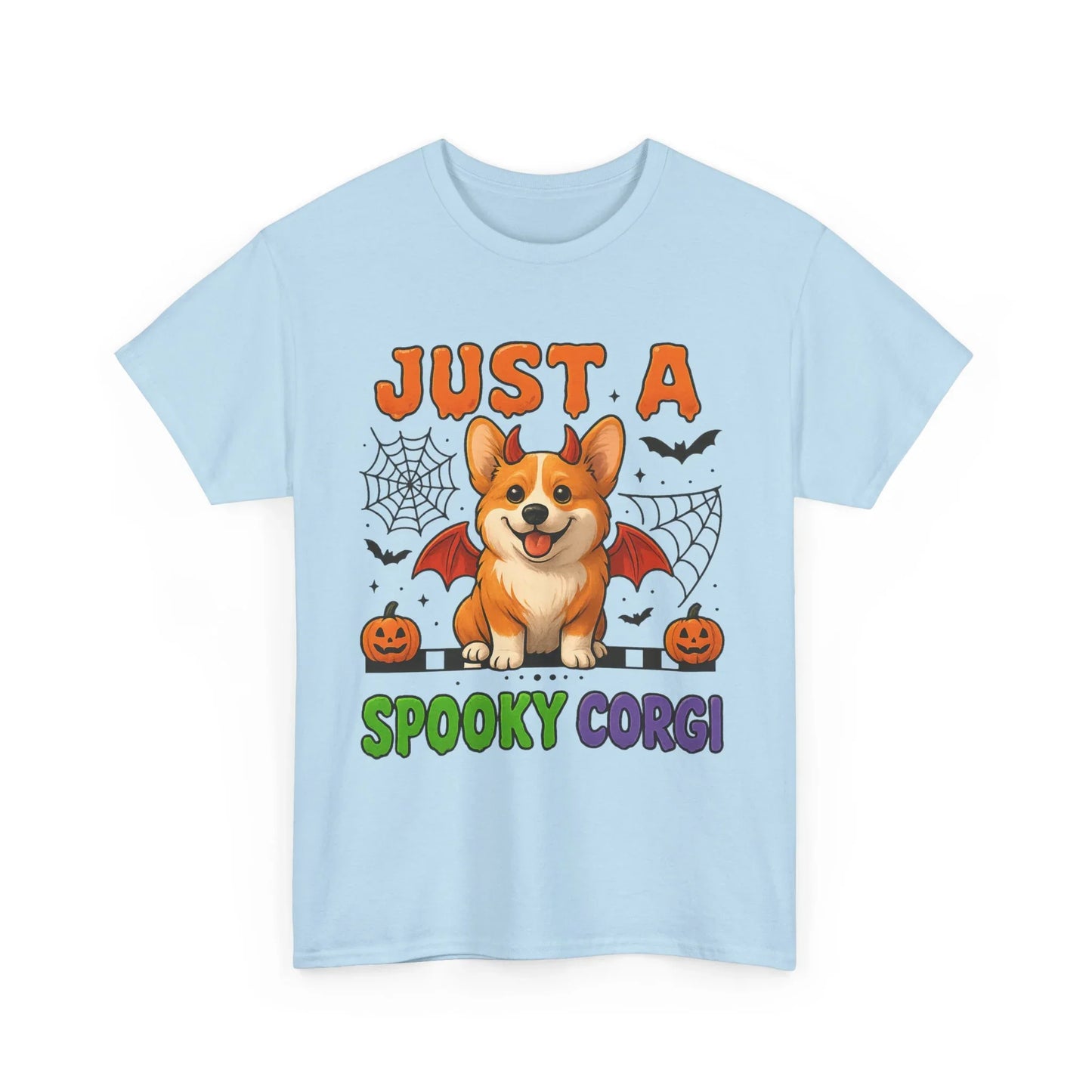 Funny Halloween Corgi T-Shirt – Just a Spooky Corgi Graphic Tee